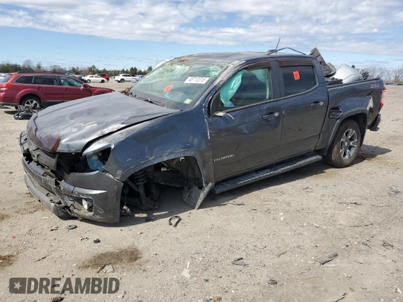 2016 Chevrolet Colorado 4WD Z71 z VIN 1GCGTDE36G1153504, wystawiony jako Copart lot #48713315 z przebiegiem Nie podano mil oraz Szkoda całkowita • Salvage title. Historia ofert i sprzedaży dostępna na DreamBid. Obrazek 1.