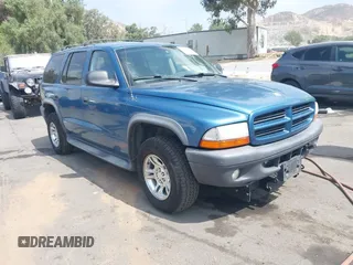 2003 Dodge Durango Sport with VIN 1D4HS38N53F588836, listed as a IAAI auction lot 42554650 with 116,118 mi miles and . Bid and sale history available at DreamBid. Image 1.