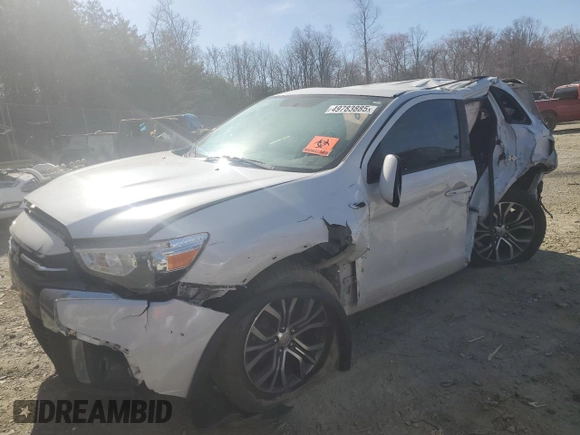 2019 Mitsubishi Outlander SE with VIN JA4AP4AU5KU017844, listed as a Copart auction lot 49783885 with 138,900 mi miles and Salvage title. Bid and sale history available at DreamBid. Image 1.