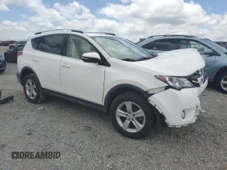 2013 Toyota RAV4 XLE with VIN JTMWFREV7D5006033, listed as a Copart auction lot 59340545 with Not provided miles and Salvage title. Bid and sale history available at DreamBid. Image 4.