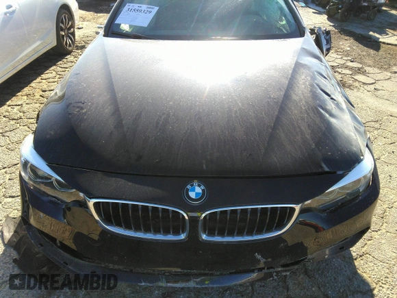 2019 BMW 4 Series 430i with VIN WBA4J1C50KBM17277, listed as a IAAI auction lot 31559329 with 1 mi miles. Bid and sale history available at carsss.com. Image 10.