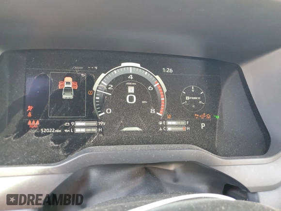 2022 Toyota Tundra Platinum with VIN 5TFNA5DB6NX003415, listed as a Copart auction lot 60794455 with 52,022 mi miles and Salvage title. Bid and sale history available at DreamBid. Image 9.