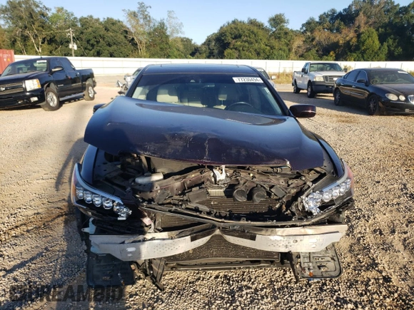 2016 Acura RLX Tech Pkg with VIN JH4KC1F50GC000693, listed as a Copart auction lot 77230494 with 152,092 mi miles and Salvage Title. Bid and sale history available at carsss.com. Image 5.