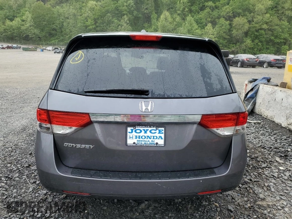 2016 Honda Odyssey EX-L z VIN 5FNRL5H67GB010699, wystawiony jako Copart lot #56527245 z przebiegiem 69 235 mil mil oraz Czysty tytuł • Clean title. Historia ofert i sprzedaży dostępna na DreamBid. Obrazek 6.