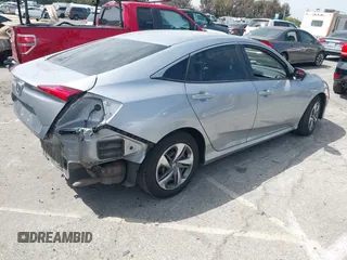2019 Honda Civic Sedan LX with VIN 2HGFC2F61KH536965, listed as a IAAI auction lot 42030634 with 1 mi miles. Bid and sale history available at carsss.com. Image 4.