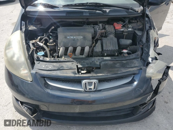 2008 Honda Fit Sport with VIN JHMGD386X8S034118, listed as a Copart auction lot 54849035 with 128,473 mi miles and Clean Title. Bid and sale history available at carsss.com. Image 11.