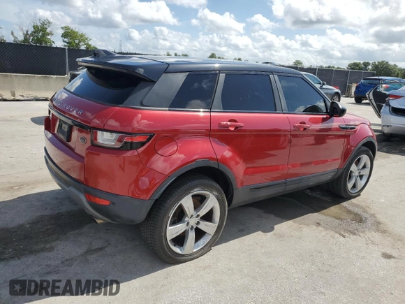 2016 Land Rover Range Rover Evoque SE with VIN SALVP2BG0GH156857, listed as a Copart auction lot 64001255 with Not provided miles and Salvage title. Bid and sale history available at DreamBid. Image 3.
