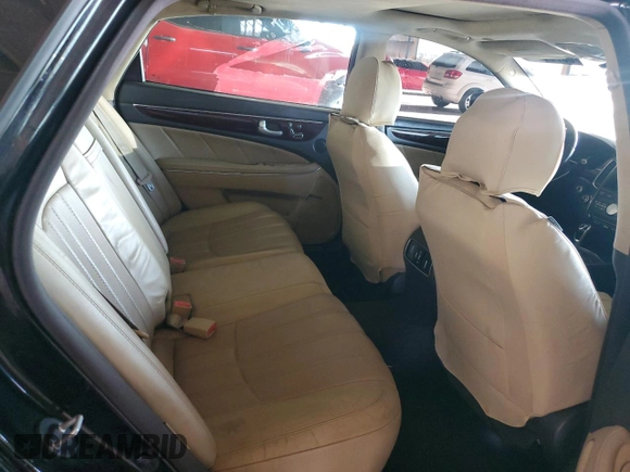 2012 Hyundai Equus Signature with VIN KMHGH4JH2CU045727, listed as a Copart auction lot 60744895 with 118,223 mi miles and Clean title. Bid and sale history available at DreamBid. Image 11.