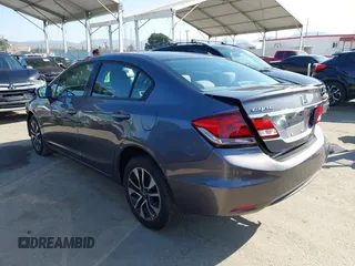 2014 Honda Civic Sedan EX with VIN 19XFB2F86EE272712, listed as a IAAI auction lot 41978115 with 189,123 mi miles. Bid and sale history available at carsss.com. Image 3.