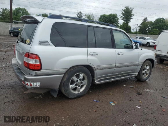 2006 Toyota Land Cruiser z VIN JTEHT05J262087016, wystawiony jako Copart lot #56294635 z przebiegiem 221 315 mil mil oraz Tytuł czysty. Historia ofert i sprzedaży dostępna na DreamBid. Obrazek 3.