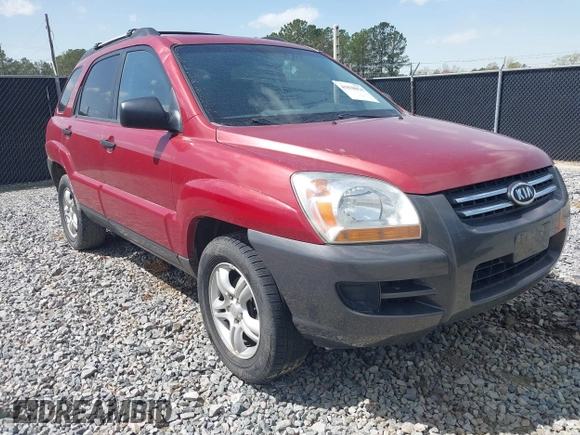 2005 Kia Sportage LX with VIN KNDJF723257132310, listed as a IAAI auction lot 41838054 with Not Provided miles and . Bid and sale history available at carsss.com. Image 1.