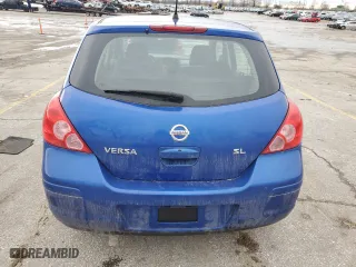 2009 Nissan Versa 1.8 SL with VIN 3N1BC13E79L430687, listed as a Copart auction lot 43637075 with 138,032 mi miles and Salvage Title. Bid and sale history available at carsss.com. Image 6.