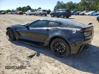 2019 Chevrolet Corvette Z06 2LZ with VIN 1G1YS2D67K5605381, listed as a Copart auction lot 74123374 with 19,094 mi miles and Salvage Title. Bid and sale history available at carsss.com. Image 2.