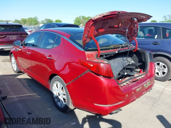 2011 Kia Optima EX with VIN KNAGN4A74B5076875, listed as a IAAI auction lot 42009937 with 190,484 mi miles and . Bid and sale history available at carsss.com. Image 3.