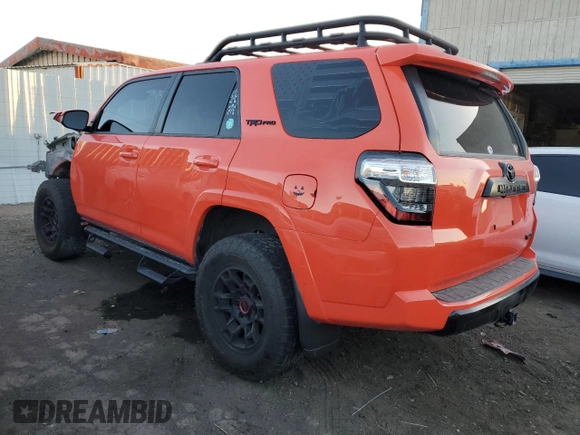 2023 Toyota 4Runner TRD Pro z VIN JTELU5JRXP6142113, wystawiony jako Copart lot #48787545 z przebiegiem 31 379 mil mil oraz Szkoda całkowita • Salvage title. Historia ofert i sprzedaży dostępna na DreamBid. Obrazek 2.