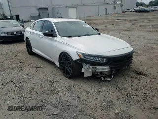 2020 Honda Accord EX-L with VIN 1HGCV2F55LA014957, listed as a Copart auction lot 55217755 with 60,218 mi miles and Salvage title. Bid and sale history available at DreamBid. Image 14.