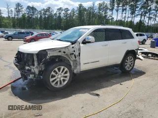 2017 Jeep Grand Cherokee Limited with VIN 1C4RJEBG2HC708174, listed as a Copart auction lot 54683795 with 99,365 mi miles and Salvage title. Bid and sale history available at DreamBid. Image 1.