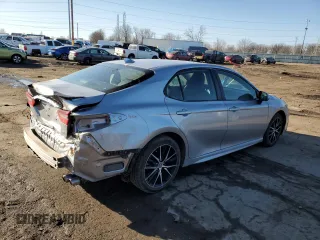 2022 Toyota Camry SE with VIN 4T1G11AK2NU685583, listed as a Copart auction lot 46940855 with 73,144 mi miles and Salvage Title. Bid and sale history available at carsss.com. Image 3.