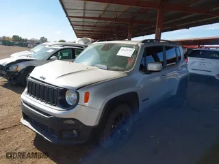 2018 Jeep Renegade Altitude with VIN ZACCJABBXJPJ01571, listed as a IAAI auction lot 41629753 with 85,634 mi miles. Bid and sale history available at carsss.com. Image 17.