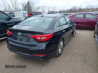 2015 Hyundai Sonata Limited with VIN 5NPE34AF0FH043630, listed as a IAAI auction lot 41825927 with 129,367 mi miles and . Bid and sale history available at carsss.com. Image 4.