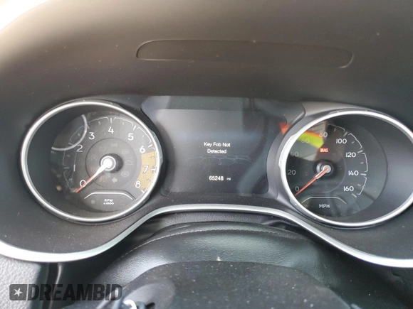 2018 Jeep Compass Latitude z VIN 3C4NJCBB5JT137135, wystawiony jako Copart lot #59592615 z przebiegiem 65 248 mil mil oraz Szkoda całkowita • Salvage title. Historia ofert i sprzedaży dostępna na DreamBid. Obrazek 9.