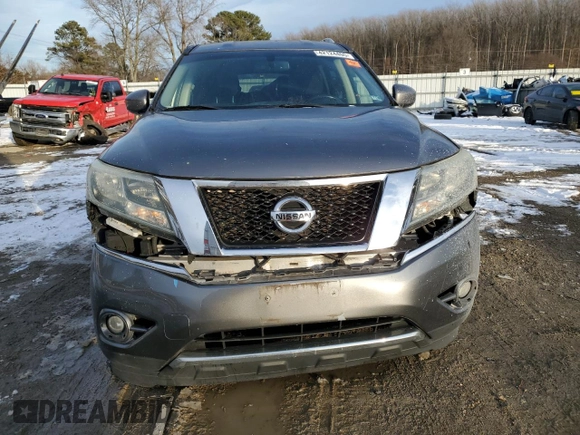 2015 Nissan Pathfinder S z VIN 5N1AR2MM7FC649087, wystawiony jako Copart lot #42124405 z przebiegiem 104 426 mil mil oraz Czysty tytuł • Clean title. Historia ofert i sprzedaży dostępna na DreamBid. Obrazek 5.