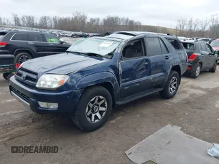 2004 Toyota 4Runner SR5 with VIN JTEBU14R348024422, listed as a IAAI auction lot 42007051 with 156,289 mi miles and . Bid and sale history available at DreamBid. Image 17.