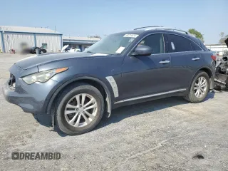 2010 Infiniti FX with VIN JN8AS1MU9AM802109, listed as a Copart auction lot 69224524 with 167,256 mi miles and Salvage Title. Bid and sale history available at carsss.com. Image 1.