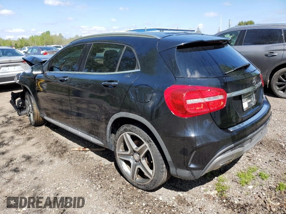 2015 Mercedes-Benz GLA 250 z VIN WDCTG4GB2FJ143343, wystawiony jako Copart lot #55660055 z przebiegiem 108 762 mil mil oraz Szkoda całkowita • Salvage title. Historia ofert i sprzedaży dostępna na DreamBid. Obrazek 2.
