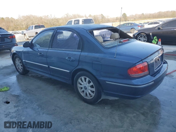 2005 Hyundai Sonata GLS with VIN KMHWF35H65A122447, listed as a Copart auction lot 46648555 with 121,394 mi miles and Salvage Title. Bid and sale history available at carsss.com. Image 2.