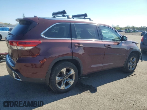 2018 Toyota Highlander Limited z VIN 5TDDZRFH4JS498761, wystawiony jako Copart lot #55915185 z przebiegiem 61 244 mil mil oraz Szkoda całkowita • Salvage title. Historia ofert i sprzedaży dostępna na DreamBid. Obrazek 3.