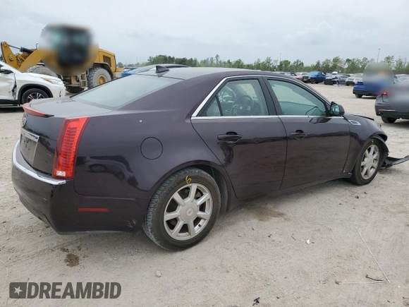 2009 Cadillac CTS RWD with VIN 1G6DF577390173673, listed as a Copart auction lot 50753205 with 155,697 mi miles and Clean Title. Bid and sale history available at DreamBid. Image 3.