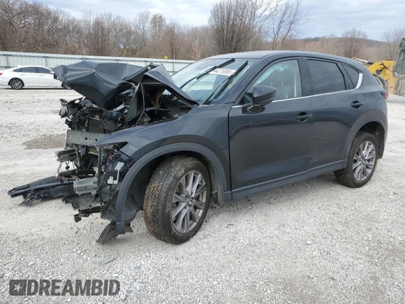 2020 Mazda CX-5 Grand Touring with VIN JM3KFADMXL0835481, listed as a Copart auction lot 44276955 with 36,862 mi miles and Salvage Title. Bid and sale history available at DreamBid. Image 1.