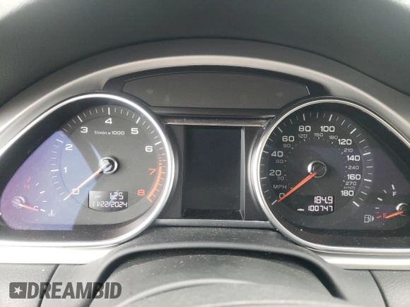 2013 Audi Q7 3.0T Premium with VIN WA1CGAFE1DD015133, listed as a Copart auction lot 77566544 with 100,747 mi miles and Salvage Title. Bid and sale history available at carsss.com. Image 9.