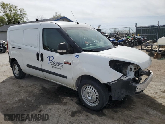 2019 Ram ProMaster City Cargo Tradesman with VIN ZFBHRFAB3K6M96572, listed as a Copart auction lot 48829804 with 108,237 mi miles and . Bid and sale history available at DreamBid. Image 4.