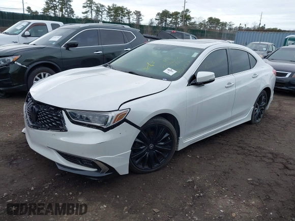 2019 Acura TLX w/Advance Pkg with VIN 19UUB3F84KA003847, listed as a IAAI auction lot 41735006 with 999,999 mi miles. Bid and sale history available at carsss.com. Image 18.