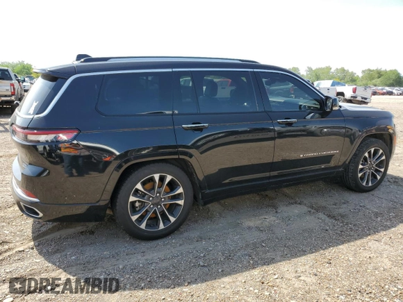 2022 Jeep Grand Cherokee Overland z VIN 1C4RJJDG3N8582038, wystawiony jako Copart lot #51272605 z przebiegiem 58 155 mil mil oraz Szkoda całkowita • Salvage title. Historia ofert i sprzedaży dostępna na DreamBid. Obrazek 3.