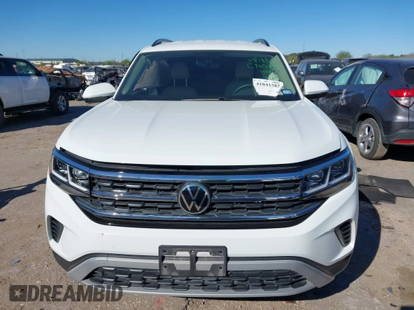 2022 Volkswagen Atlas SE with VIN 1V2DP2CA6NC519412, listed as a IAAI auction lot 41841582 with 41,600 mi miles and . Bid and sale history available at DreamBid. Image 12.