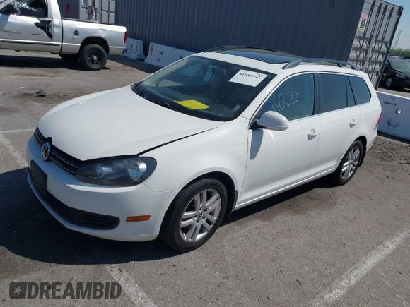 2012 Volkswagen Jetta SportWagen TDI w/Sunroof with VIN 3VWPL7AJ6CM651492, listed as a IAAI auction lot 41980541 with 229,239 mi miles. Bid and sale history available at carsss.com. Image 2.