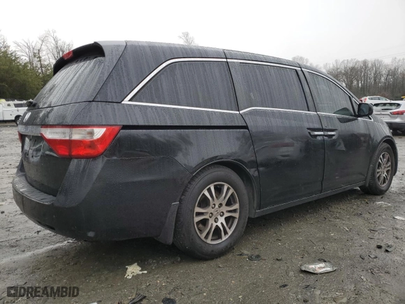 2012 Honda Odyssey EX with VIN 5FNRL5H49CB071125, listed as a Copart auction lot 84075064 with 217,955 mi miles and Clean Title. Bid and sale history available at carsss.com. Image 3.