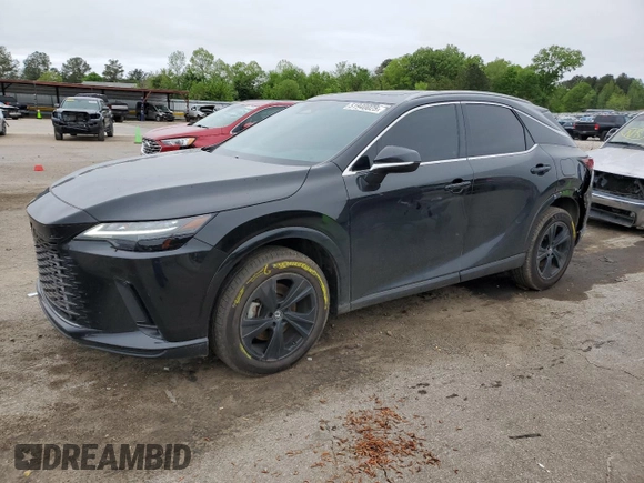 2023 Lexus RX with VIN 2T2BAMBA5PC013860, listed as a Copart auction lot 51940025 with 13,639 mi miles and Salvage Title. Bid and sale history available at carsss.com. Image 1.