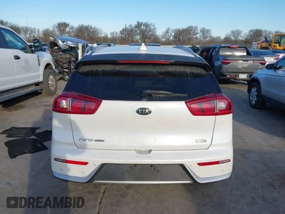 2018 Kia Niro Touring with VIN KNDCE3LC7J5179521, listed as a IAAI auction lot 41310921 with 75,620 mi miles. Bid and sale history available at carsss.com. Image 17.
