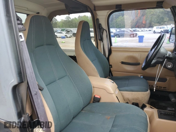 2002 Jeep Wrangler Sahara with VIN 1J4FA59S22P771136, listed as a Copart auction lot 51528665 with 236,882 mi miles and Salvage title. Bid and sale history available at DreamBid. Image 10.