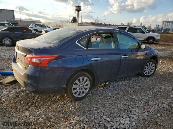 2019 Nissan Sentra S with VIN 3N1AB7AP8KY445343, listed as a Copart auction lot 46794215 with 63,273 mi miles and Salvage Title. Bid and sale history available at carsss.com. Image 3.