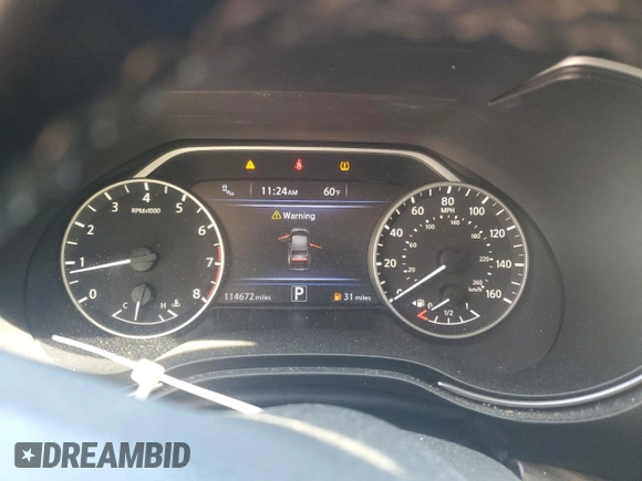 2017 Nissan Maxima SV with VIN 1N4AA6AP0HC422589, listed as a Copart auction lot 50270205 with 114,672 mi miles and Salvage title. Bid and sale history available at DreamBid. Image 9.