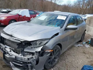 2020 Honda Civic Hatchback EX-L with VIN SHHFK7H8XLU414270, listed as a IAAI auction lot 41407368 with 43,077 mi miles. Bid and sale history available at carsss.com. Image 2.