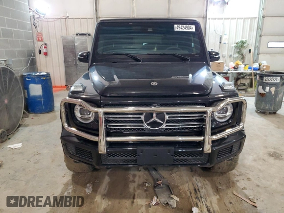 2023 Mercedes-Benz G 550 with VIN W1NYC6BJXPX490007, listed as a Copart auction lot 49424904 with 526 mi miles and Salvage Title. Bid and sale history available at DreamBid. Image 5.