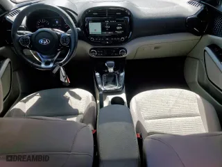 2021 Kia Soul EX with VIN KNDJ33AU2M7768705, listed as a Copart auction lot 50398565 with 35,676 mi miles and Salvage Title. Bid and sale history available at carsss.com. Image 8.