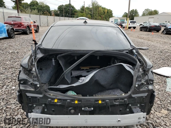 2021 Infiniti Q50 Red Sport 400 with VIN JN1FV7DRXMM880638, listed as a Copart auction lot 70376374 with Not Provided miles and Salvage Title. Bid and sale history available at DreamBid. Image 6.