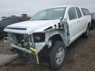 2021 Toyota Tundra SR with VIN 5TFUY5F19MX991462, listed as a Copart auction lot 58124155 with 83,895 mi miles and Salvage title. Bid and sale history available at DreamBid. Image 1.